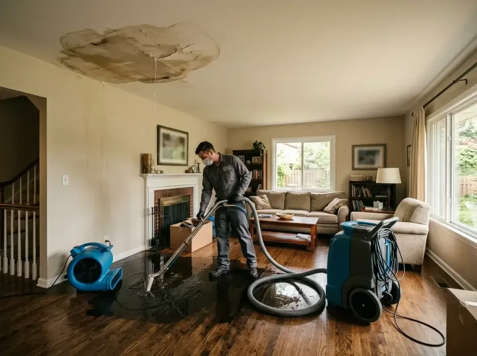 attic-pipe-burst-ceiling-drip-008 — frequently asked questions, Water Damage Restoration & Carpet Care in White River Juncti…
